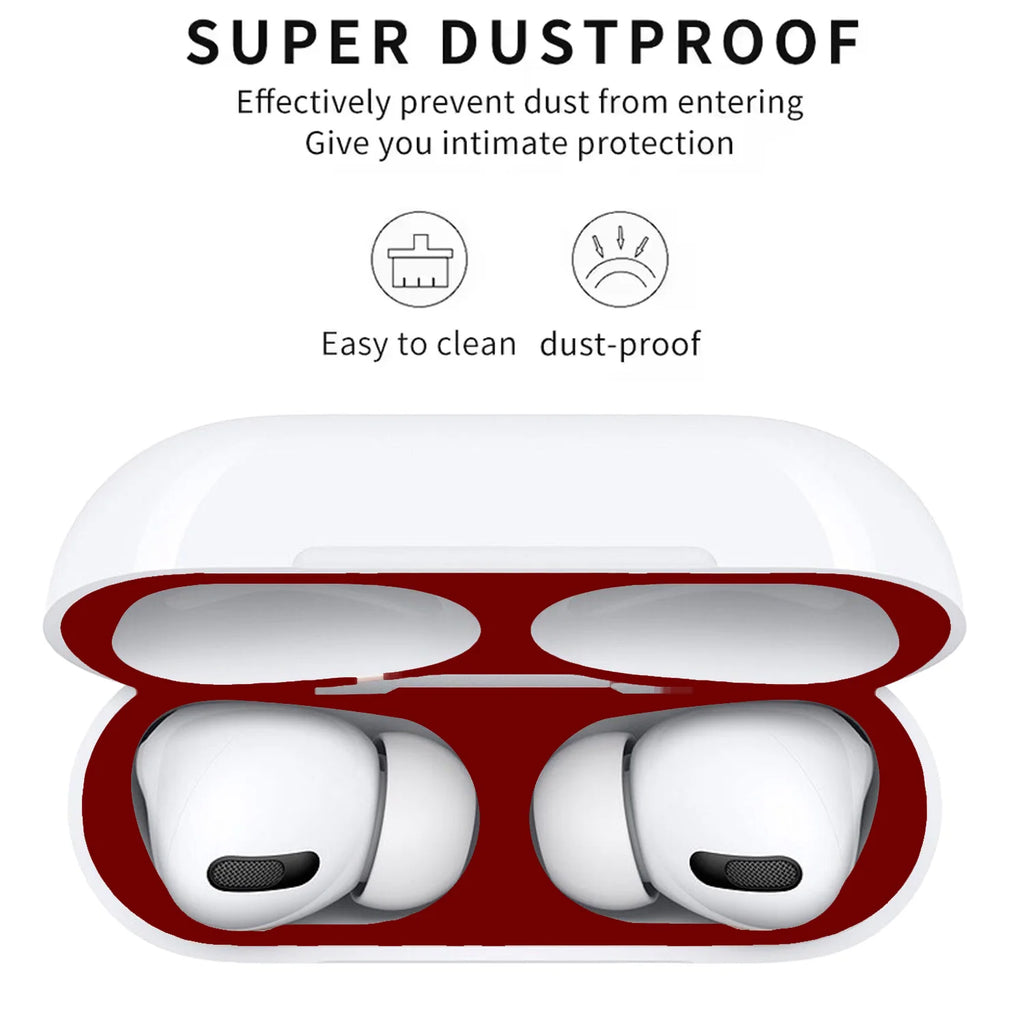 Metal Dustproof Film for Airpods Pro 3 Guard Sticker Anti-Scratch Protectors Decal Ultra Thin for Airpod Pro3 Case Accessories