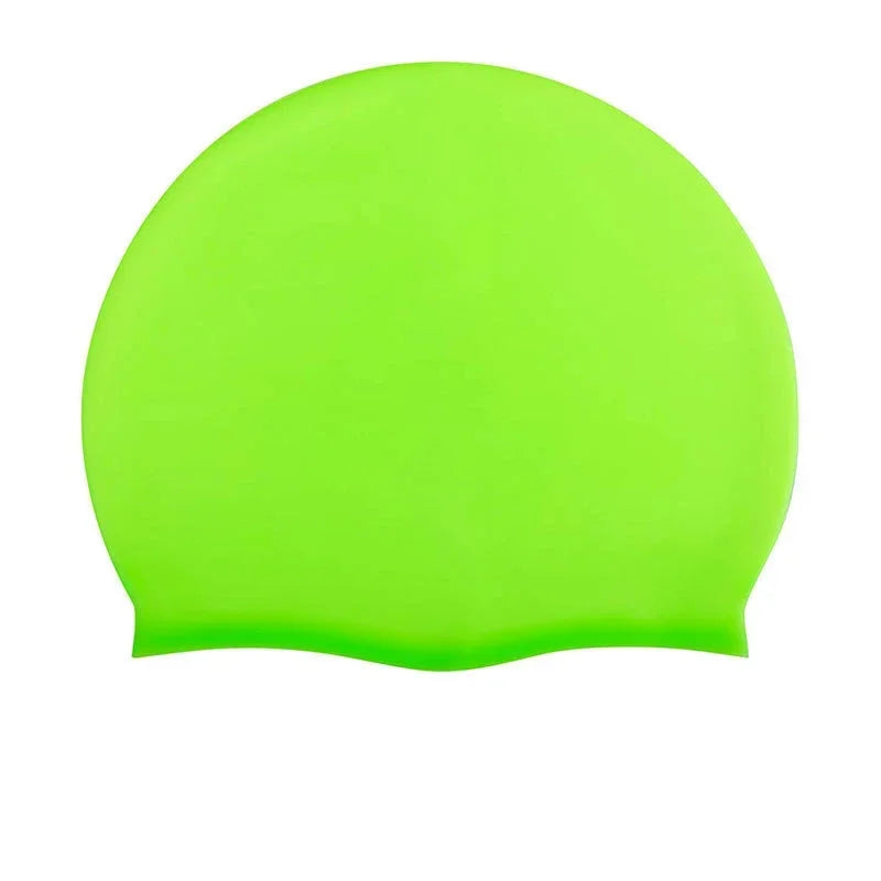 Swimming Cap Silicone Waterproof Swim Hat for Men Women Adult Kids Pool Caps Diving Swimming Equipment Elastic Caps 2025