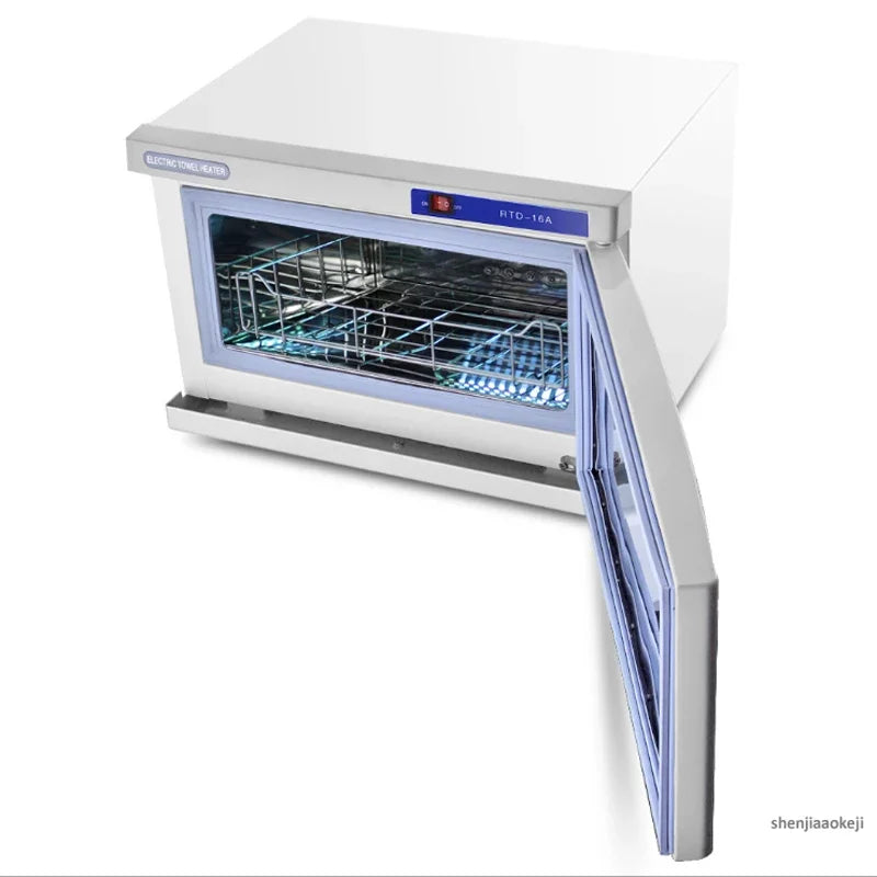 16L Towel Warmer Sterilization Cabinet With UV Disinfection for Facial Salon Spa Towel Hot Towel Heating Cabinet Box 110v/220v