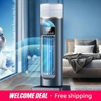 NEW Cold Air Fan Cool Air Fan Persona Air Conditioner Adjustable Speeds Humidifier Cool Gadgets with Timer & Remote
