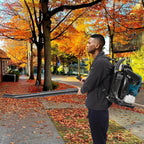 75.6CC 4-Stroke Gas Backpack Leaf Blower, 2600W 498FT with Cruise Control, for Lawn Yard Debris Cleaning, Commercial & Home Use