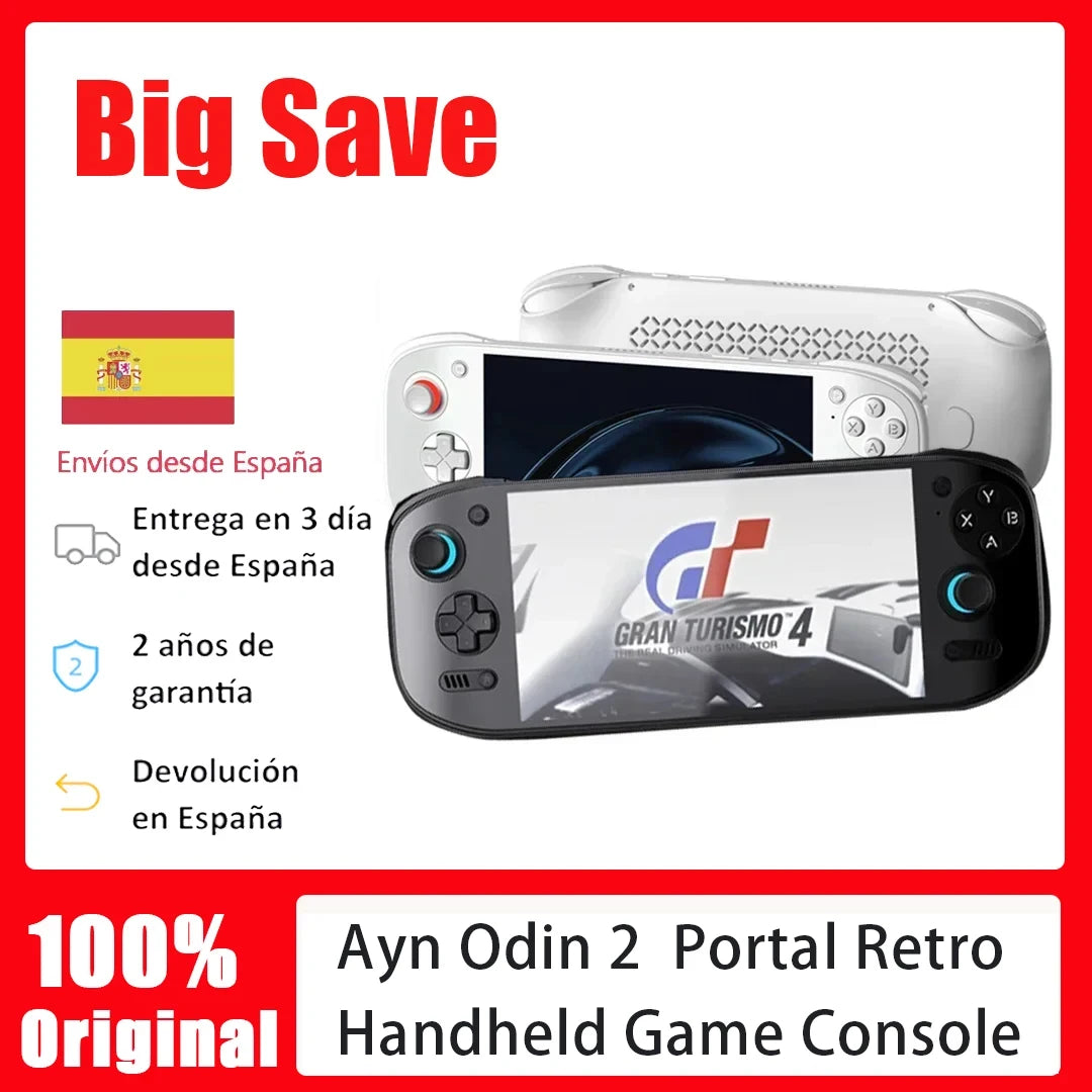 Ayn Odin 2 Portal Retro Handheld Game Console | 7" 120Hz Display, 8 Gen 2, 8000mAh Portable Video Game Console for Gift