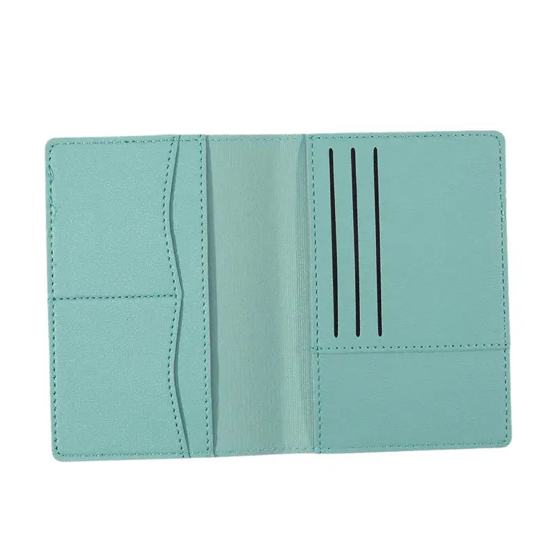 Multifunctional Document Passport Holder Protection Set Pu Leather Passport Clip Holder Travel Wallet Card Holder