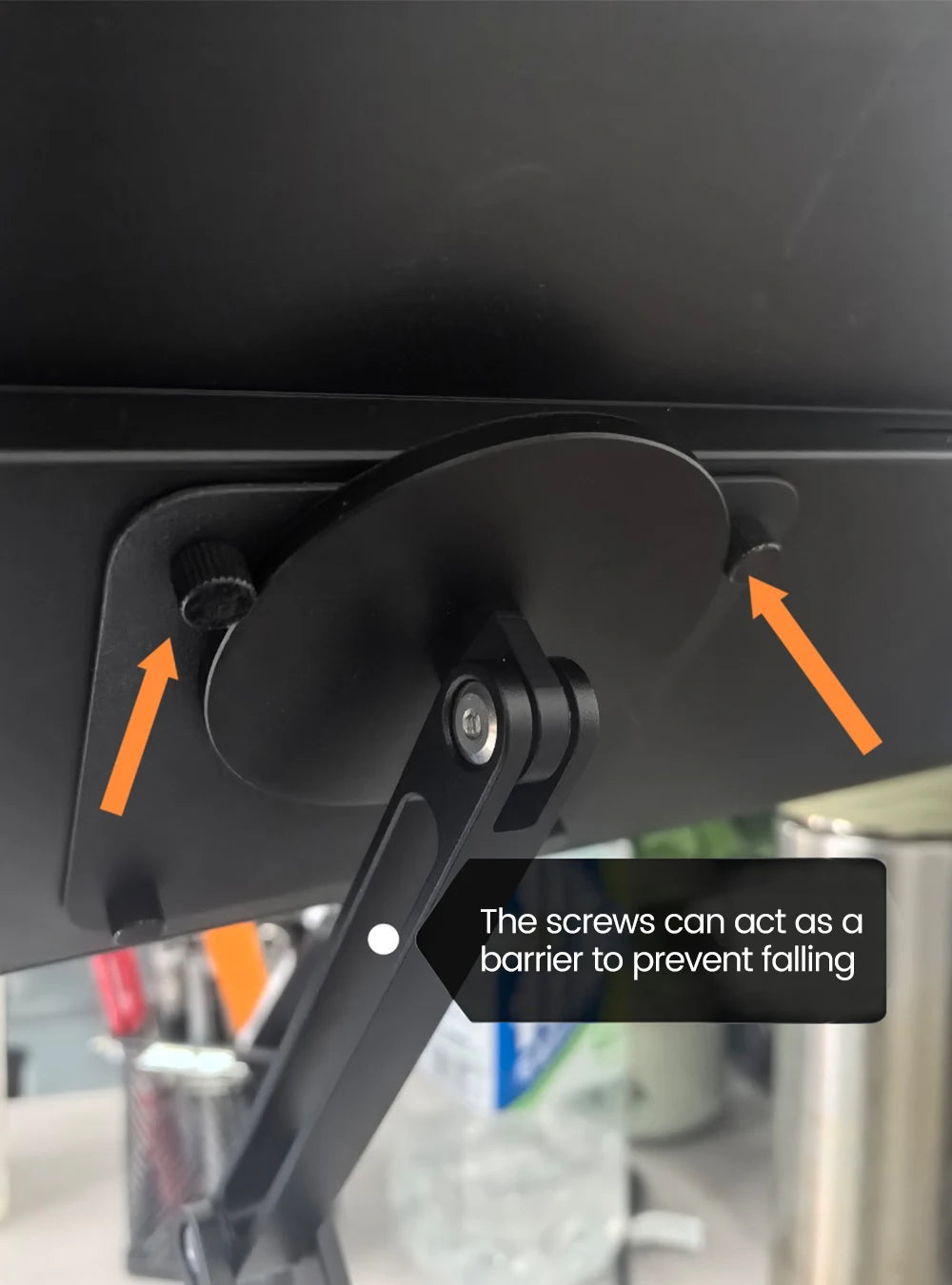 UPERFECT Adjustable Magnetic Stand Holder for 10-19 Inch Portable Monitor Tablet Aluminum Foldable Arm Swivel Desk Stand Mount
