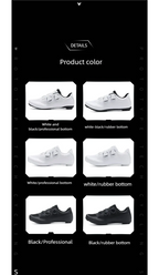 Speed Cycling Sneaker Men's Road Cycling Shoes Cleat Shoes Spd Shoes Cycling Flat Pedal Shoes Man Bike Outdoor Footwear White