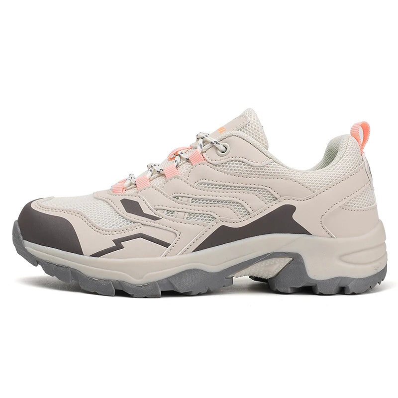 Non Slip Hiking Shoes Woman Summer Outdoor Trekking Shoes Women Mesh Breathable Mountain Shoes Trail Climbing
