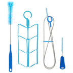 4 in 1 Hydration Water Bladder Cleaning Kit Multifunctional Tube Brush Drying Rack Portable Cleaner Tool for Camp Hike Water Bag