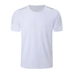 4/1 Pcs Men's Summer Multicolor Quick-drying Sports Short Sleeve Loose Breathable Fitness Running Badminton T Reflective Strip