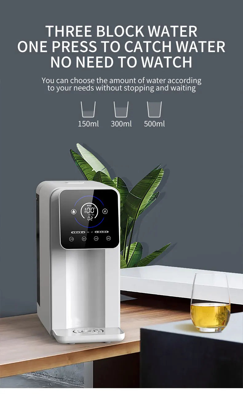 Desktop RO Hydrogen-rich Water Purifier Household Instant Hot Water Purifier Filter Direct Drinking Water Dispenser Commercial