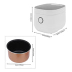 900W 5-Liter Multi-cooker 220V-240V Mini Rice Cooker with Inner Pot and Filter Basket 24-Hour Reservation Function for Household