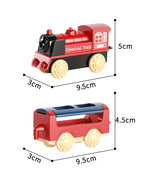 44Pcs/set Electric Train Track Sets Assembling Rail Train Car Toys Boy Educational Simulation Model Christmas Birthday Gift