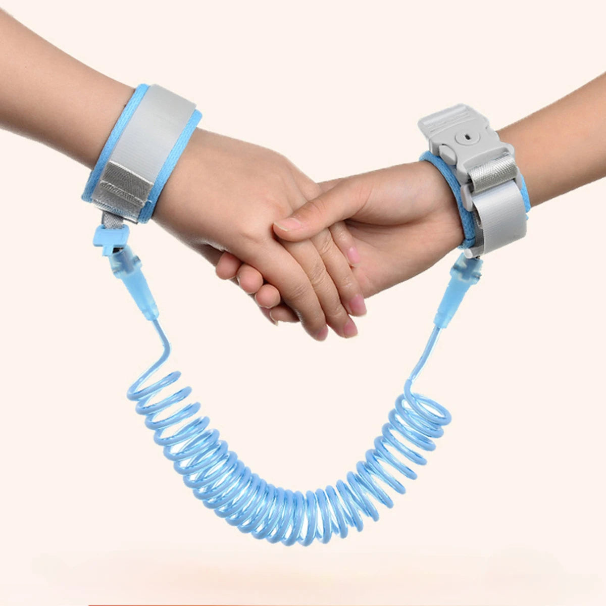 Baby Safety 2M Anti Lost Traction Rope for Kids Wristband Lock and Key Safety Traction Belt for Children Travel Outdoor Main image