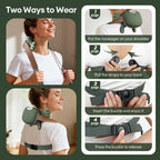 4D Bionic Finger Neck Shoulder Massager Wireless Neck Cervical Trapezius Kneading Massage Shawl Brushless Motor Neck masajeador