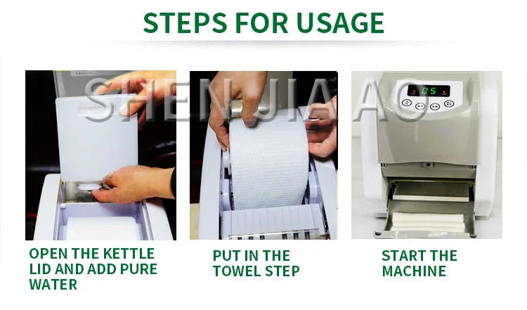 220V 50/60Hz Hot Cold Wipes Machine Towel Wet Wipes Heater For Baby Business Hotel KTV Internet Cafes Foot Bath Universal 5-40°C