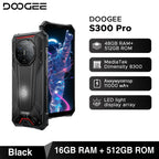 World Premiere DOOGEE S300 Pro Rugged Phone 48GB+512GB Dimensity 8300 6.78" FHD+ 11000mAh Battery 66W 200MP Camera Android 16
