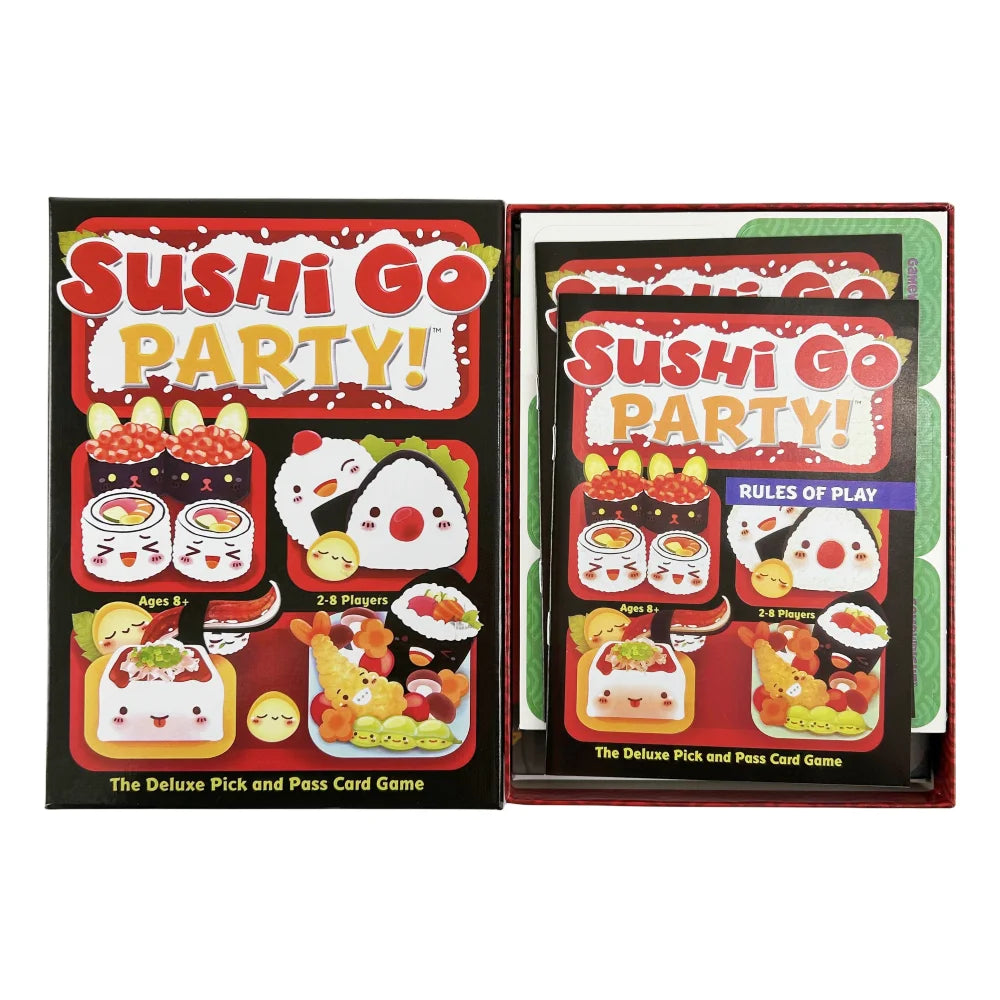 Sushi Go Party Family Gathering Game Card,Fun Card Game,Party Board Deck