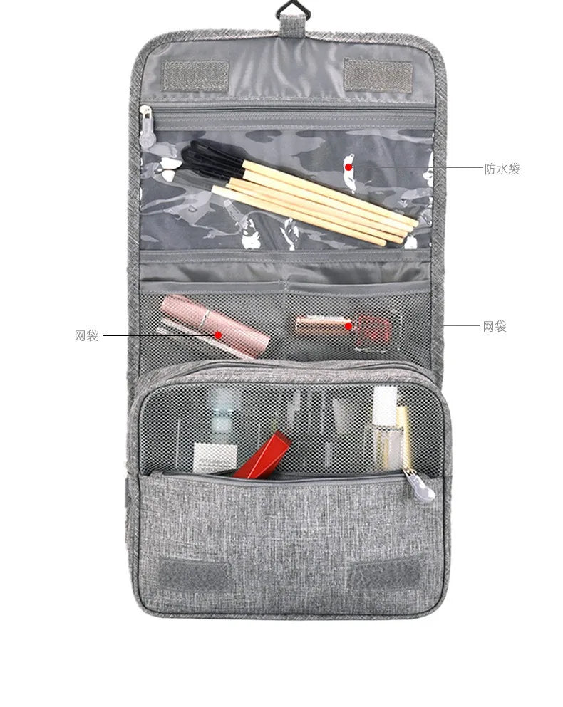 High Quality Women Makeup Bags Travel Cosmetic Bag Toiletries Organizer Waterproof Storage Neceser Hanging Bathroom Wash Bag
