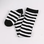 Color Striped Stockings Japanese Over Knee Socks Fashion Women Keep Warm Soks Sexy Slim Long Socks Hosiery JK Cosplay Lolita Y2k