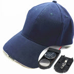 Unisex Led Baseball Cap With Led Light Adjustable Baseball Hat Headlight Flashlight For Hunting Fishing Camping Hiking Joggings