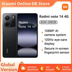 Global Version Redmi Note 14 4G smartphone MediaTek Helio G99-Ultra NFC 108MP Camera 6.67 ''AMOLED Screen 5500mAh Battery