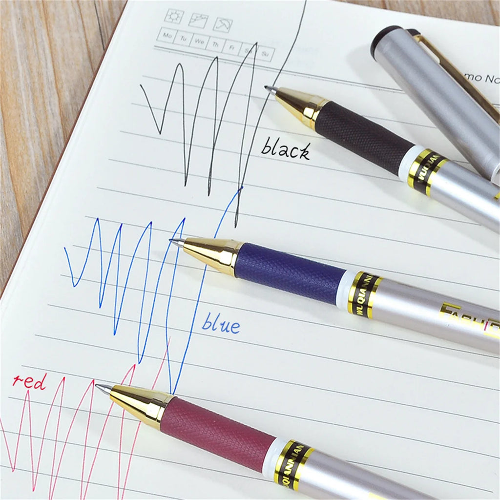 Gel Pen High Capacity Black/Blue Ink 0.5mm Superior Quality Very Good Writing Gel ink Pens Office & School Neutral Pen Supplies
