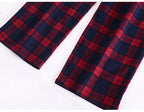 Men's Home Suits Long-sleeved Trousers Suits for Autumn and Winter Pijamas for Men Flannel Plaid Design Pajamas for Men