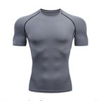 Men Compression Running T-shirt Fitness Tight Long Sleeve Sport Shirts Training Jogging Tops Gym Sportswear Dry Fit Rashgard