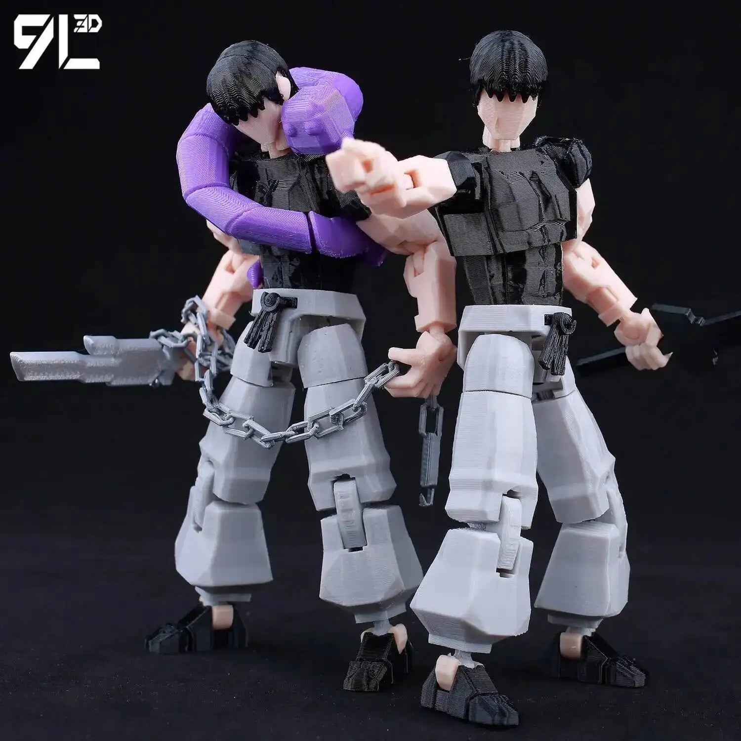 9L3D Lucky13 Gojo Sukuna Jujutsu Fushiguro Toji Gojo Satoru Action Figure Dummy13 T13 Multi-Jointed Collectible Toys Titan13