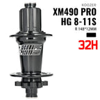 2024 KOOZER XM490 PRO BOOST Mountain Bike Hubs Steel shaft Sealed Bearing 148x12MM 110x15MM 141x5MM 28H 32 Holes Noise hub