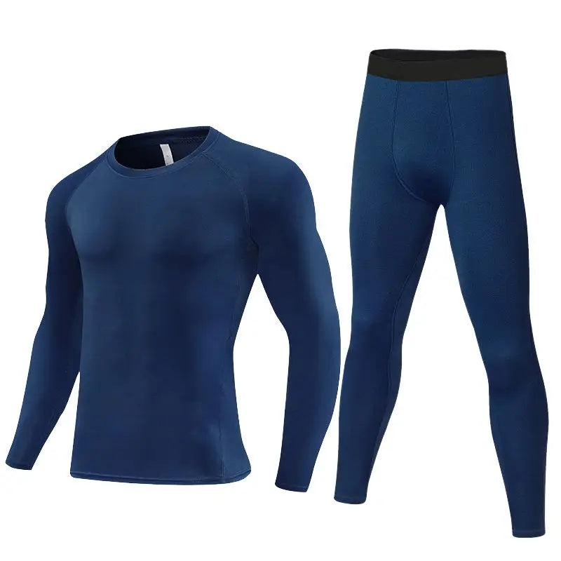 Kids' Sports Compression Set - Quick-Dry Breathable Activewear for Boys & Girls, Stretchy Running Outfit