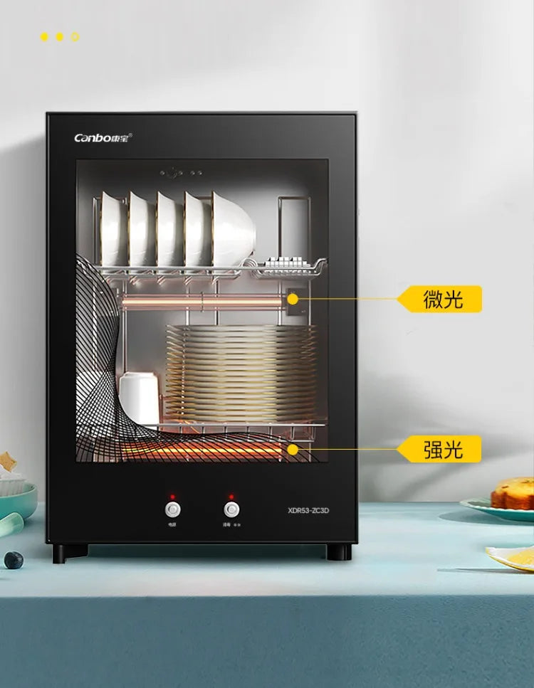 220V Kangbao Disinfection Cabinet Portable Kitchen Sterilizer New Desktop Dryer Storage All in One