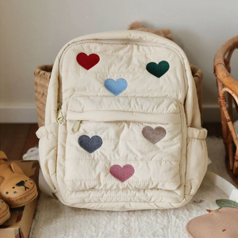 2025 New Design Cartoon Childrens Backpack Animal Embroidery Pattern School Bag Boys Girls Toddler Kindergarten Kids Backpack Secondary image