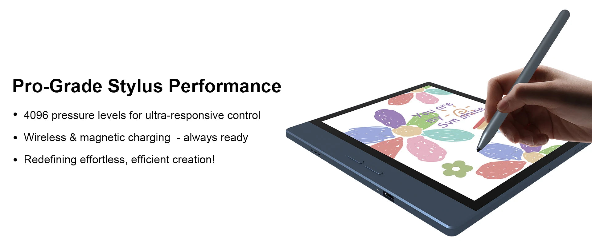 Bigme B7 ebook reader, 7'' e-ink ereader, 300PPI, 8+128GB, Android 14 open system, Handwritten e-book tablet w/ 5MP rear camera