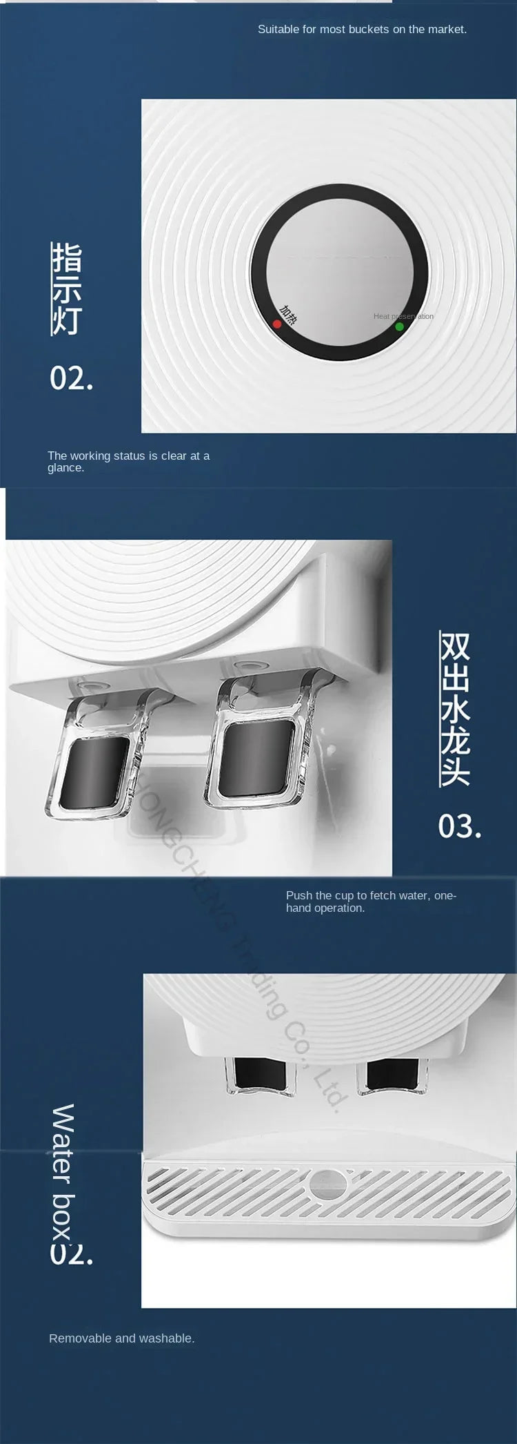 Desktop Water Dispenser Small Household Automatic Intelligent New Heating Mini Desktop Office Dormitory