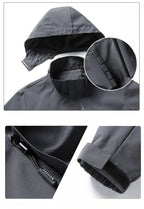 Men's Outdoor Waterproof Raincoat Lightweight Cycling Coat with Hood Streetwear Hiking Windproof Jacket Climbing Outdoor Jackets