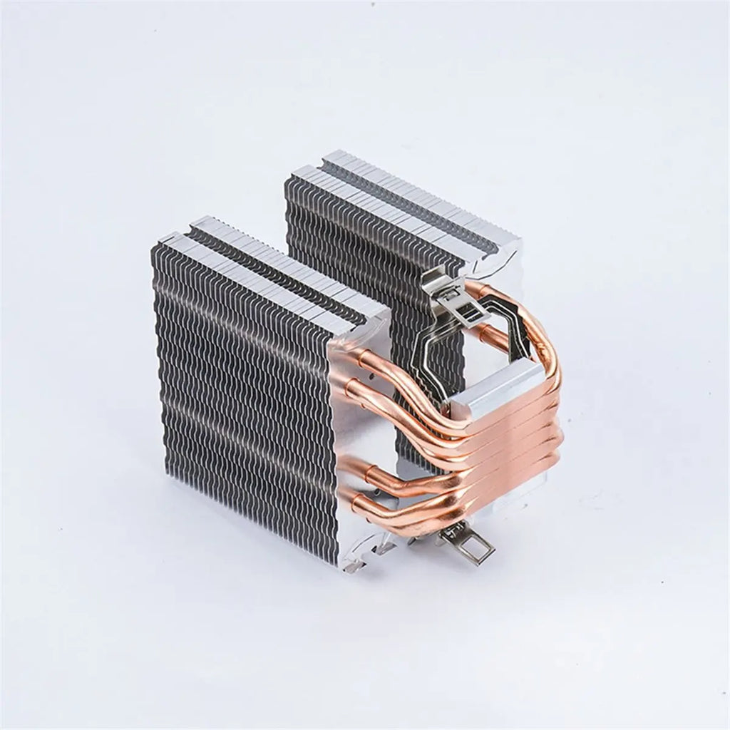 6 Heatpipe CPU Air Cooler Desktop Dual-Tower Heatpipe Cooling System Silent Dual-Fan CPU Cooler