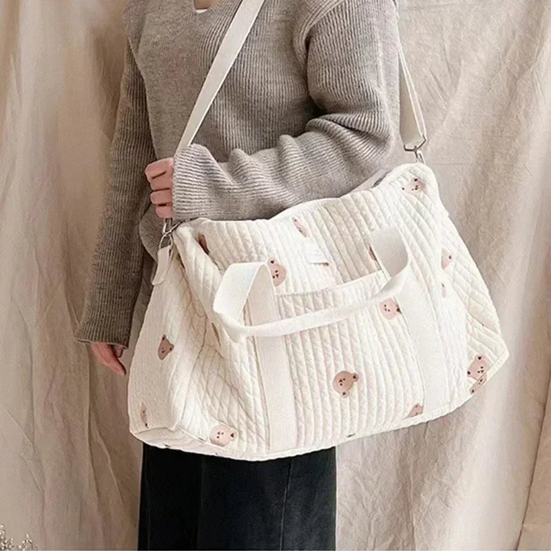 Mommy Bag Bear Maternity Pack Baby Diaper Bag Stroller Nappy Organizer Portable Luggage Tote Bags Travel Changing Messenger Bag