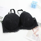 DaiNaFang Push Up Breathable Bras Bow 34/75 36/80 38/85 40/90 42/95 44/100 BCDE Cup Underwear For Women Plus Size Lingerie