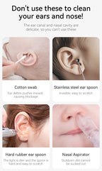Upgraded Smart Visual Ear Wax Cleaner With Camera 800W HD Endoscope Multi-Functional Visual Ear Cleaning Tool Includes Storage