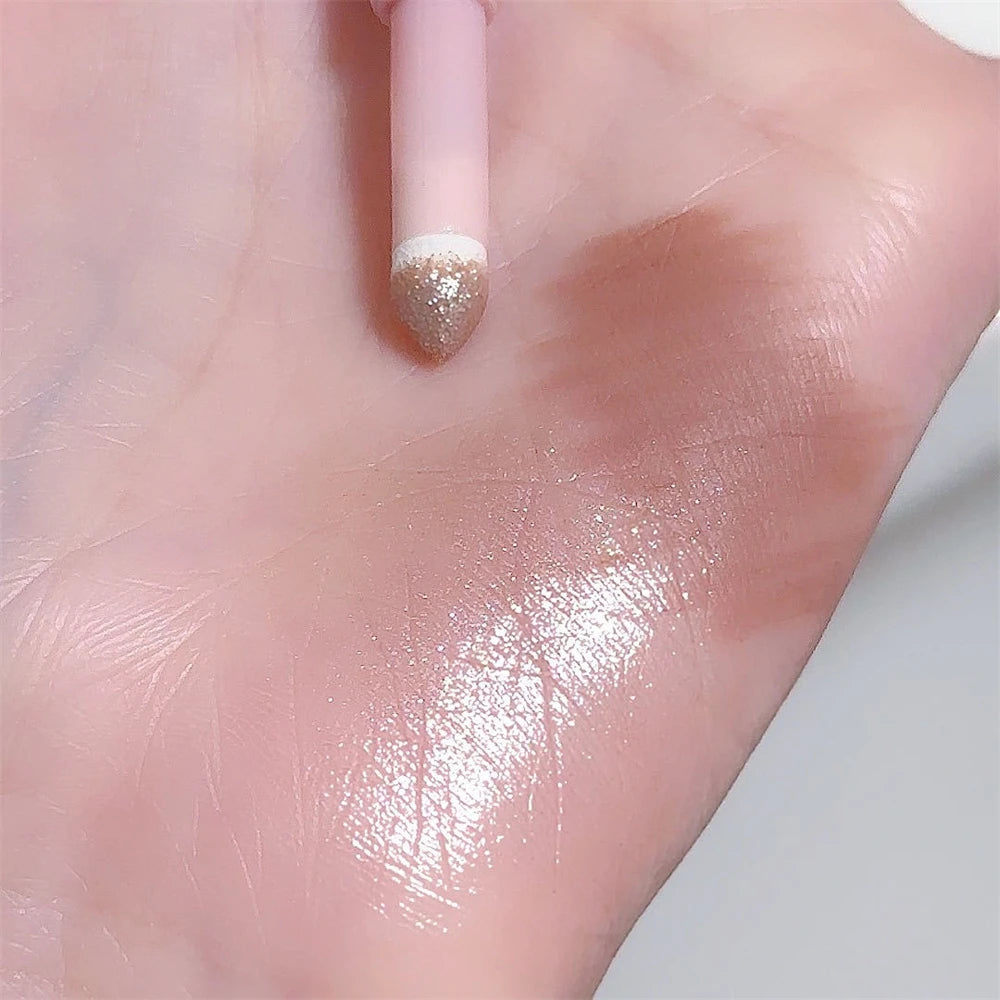 Double-end Lying Silkworm Eyeliner Pencil Diamond Glitter Matte Aegyosal Pen Brightening Cream Shadow Highligher Eye Makeup