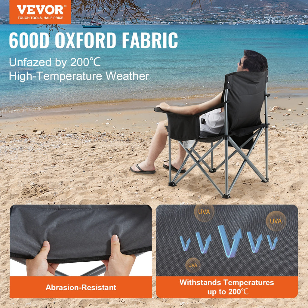 SucceBuy Outdoor Camping Chair 350lbs High Load Ultralight Folding Chair Portable Beach Hiking Picnic Travel Seat Fishing Tool