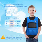Sensory Weighted Vest for Kids for Autism Hyperactivity Mood Processing Disorders Children Breathable Comfort Compression Vest