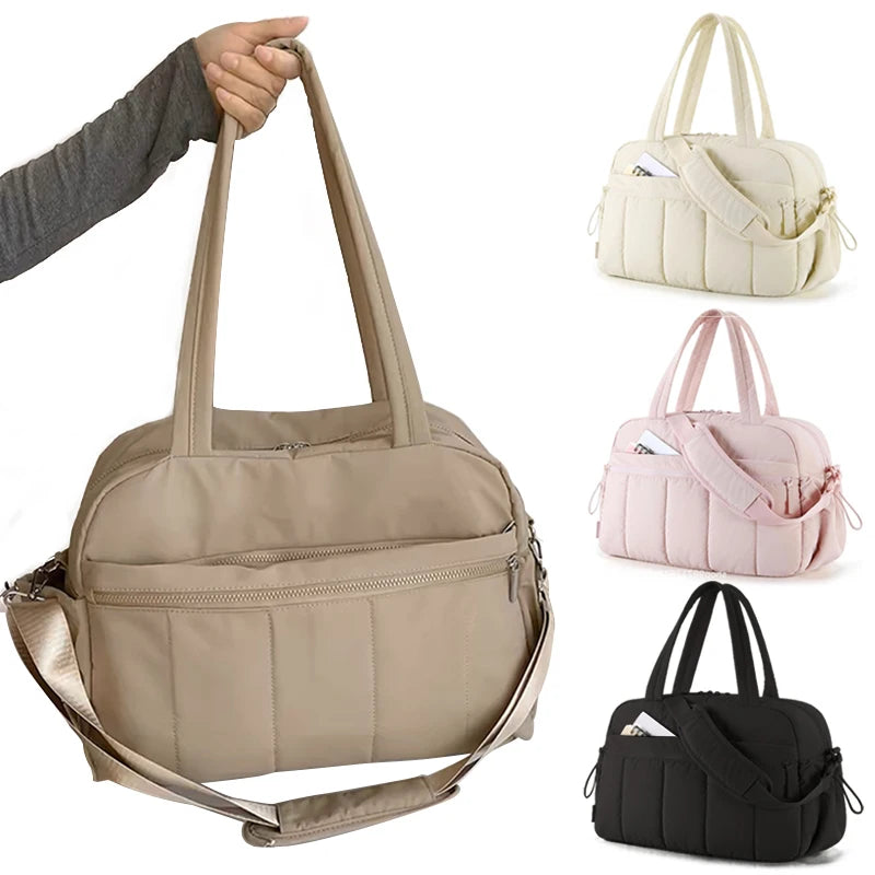 Baby Diaper Bag Travel Duffel Bags Gym Bag Women with Waterproof Hand Luggage Airport Cabin Bags Mom Stroller Maternity Totes