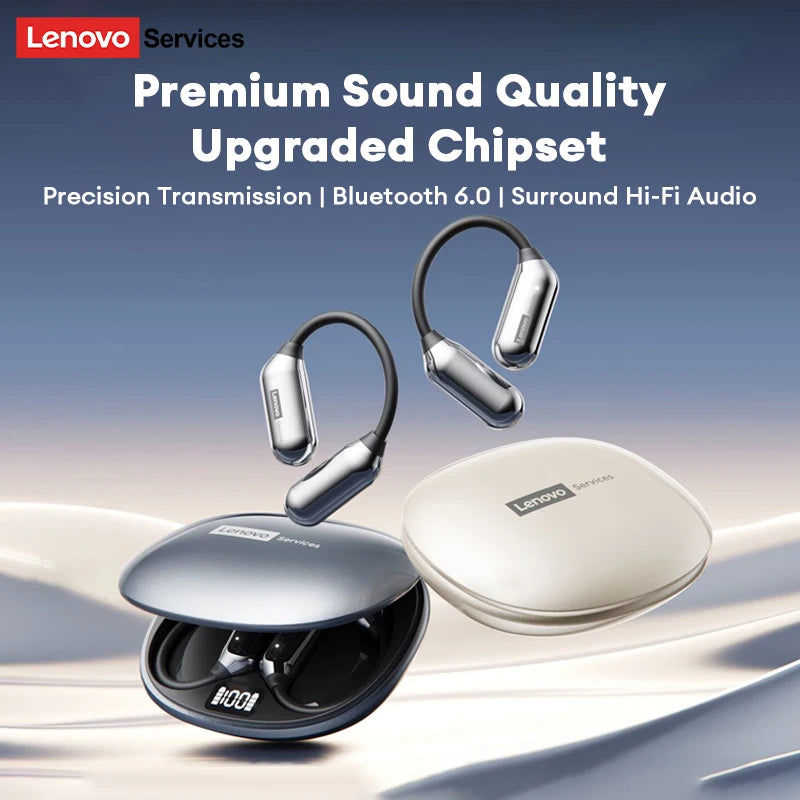 Lenovo LE503 OWS Wireless Earphones Bluetooth V6.0 Open-Ear Earphone ENC Noise Reduction Earbuds Waterproof Long Battery Life Main image