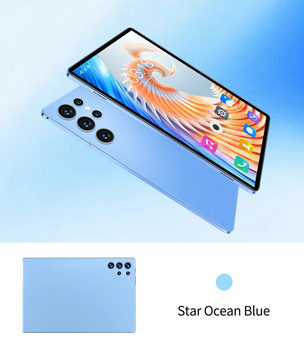 BDF-H39 New Upgraded Version 5G Android Tablets 10.1 Inch Octa Core 6GB+128GB Rom 4G Dual SIM Dual WiFi Education Tablet 6000mAh