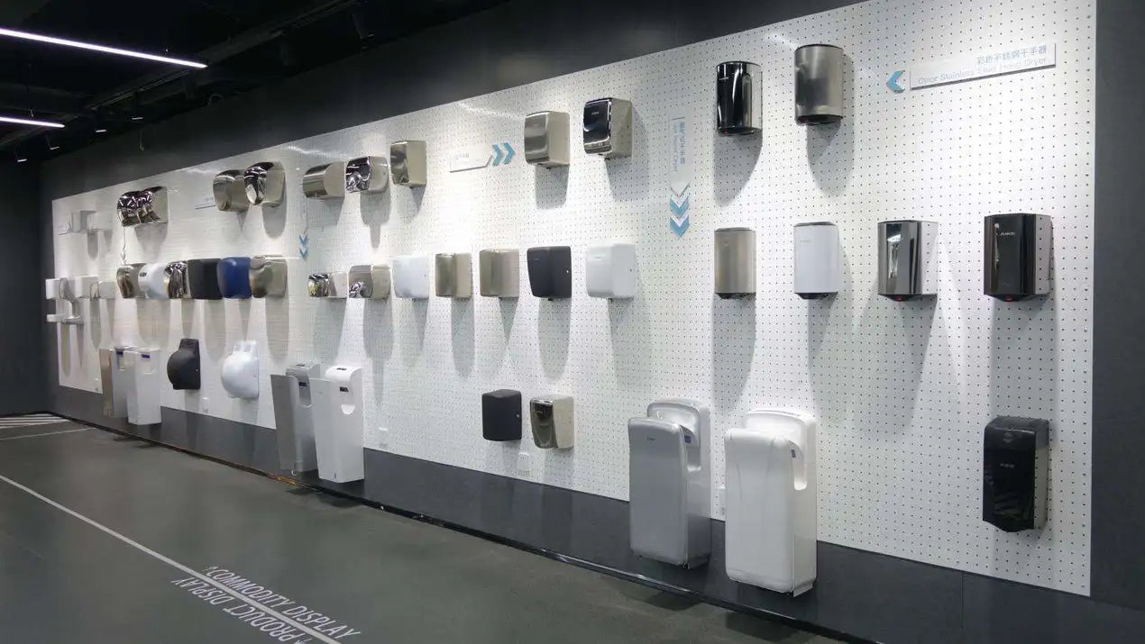 AIKE Automatic Hand Dryer for Bathroom Jet Hand Dryer with HEPA Filtered Vertical Slim Compact High Speed Wall Dryers 1400-1750W