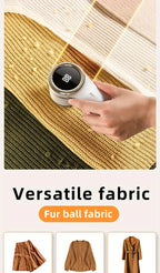 Electric Lint Remover Fabric Shaver LCD Display USB Rechargeable Portable Clothes Fuzz Remover Hair Balls Trimmer for Home