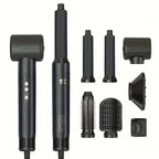 Tinsol 7 In 1 Hair Dryer Brush Brushless High Speed Hair Dryer with Diffuser Ionic Blow Dryer Hot Air Styling Comb Hair Curler