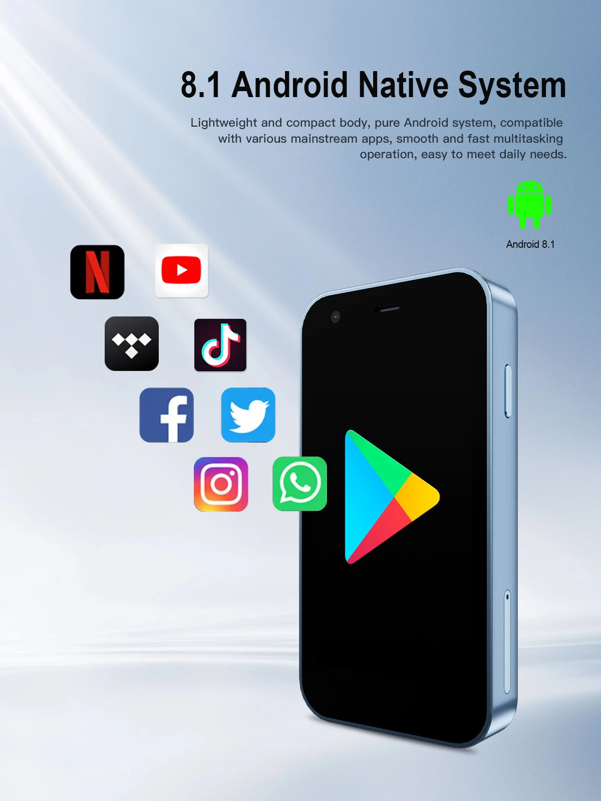 SERVO 15SE Super Mini Smartphone Android System 2GB+16GB Play Store Wifi Dual SIM 3.0" Small Pocket Cheap Smart Phones 3G WCDMA