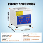 SIHAO 1.3L 2L 3L 6L 10L 15L 22L 30L Ultrasonic Cleaner Lave-Dishes Portable Washing Machine Diswasher Ultrasound Home Appliances